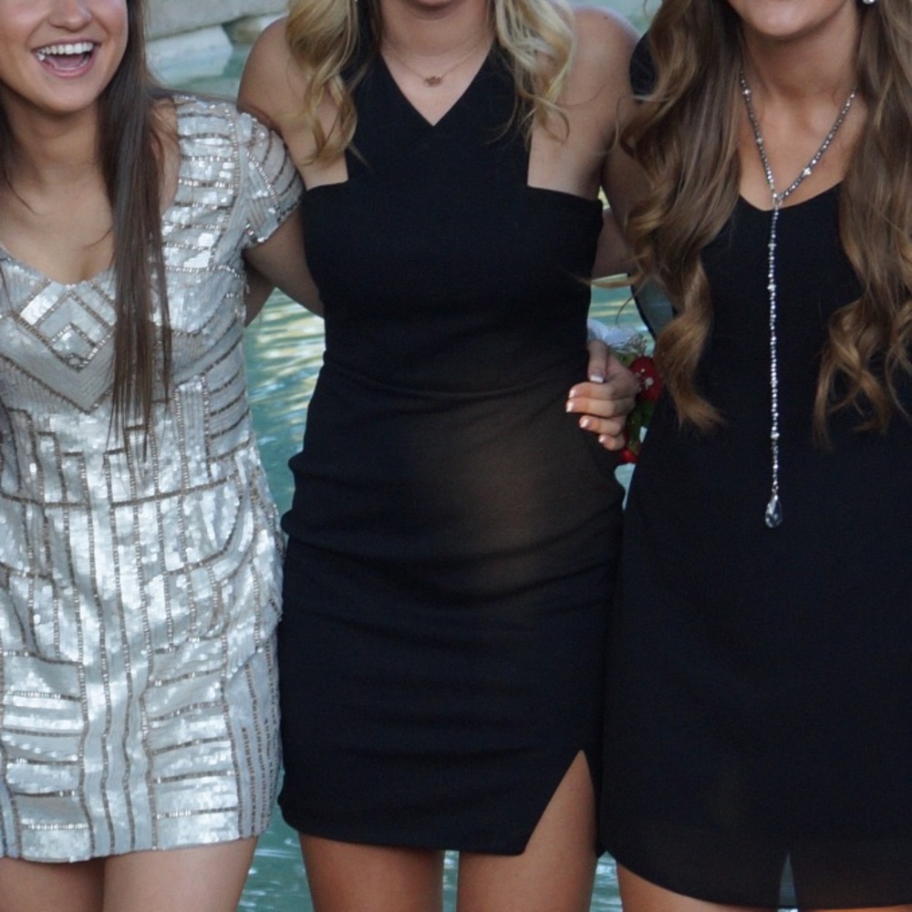 Black Express dress worn once